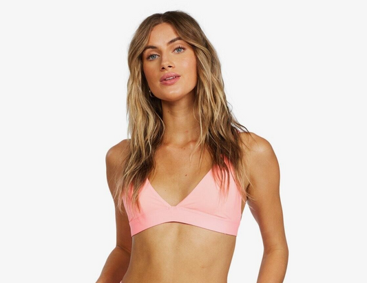 Billabong Sol Searcher Banded Bikini Top Pink, XL
